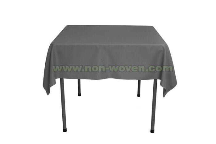 18#-Grey Square disposable table cloths
