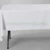 White Disposable PP Spunbond Nonwoven Tablecover