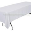 19#-White Rectansgle disposable table cloths (2)