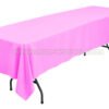 25#-pink Rectansgle table cover (1)
