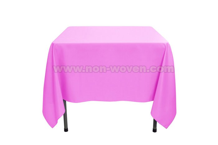 Pink 100% PP Spunbond Nonwoven Tablecover - Image 5