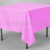 25#-pink Square table cover (2)