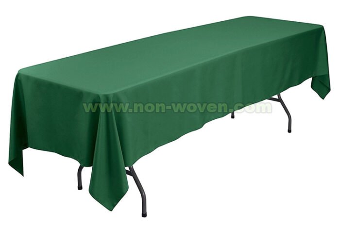 35#-Grass-green Rectansgle tablecover (2)