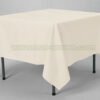8#-Beige Square tablecloths (2) Beige PP Spunbond Non woven Tablecover