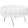 Circle 19# White disposable table cloths