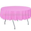 Circle 25# pink table cover