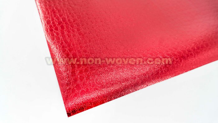 Leopard-Metallic-Laminated-Non-woven-Fabric-Red-2