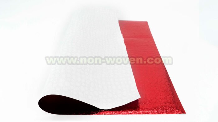 Leopard-Metallic-Laminated-Non-woven-Fabric-Red-4