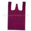 Non-woven-T-shirt-Bag-34#-Maroon-(1) Non-woven-T-shirt-Bag-34-Maroon-1