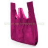 Non-woven-T-shirt-Bag-34#-Maroon-(7) Non-woven-T-shirt-Bag-34-Maroon-7