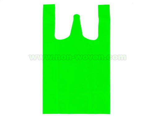 Non-woven-Vest-Bag-30-Green-1