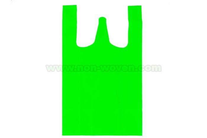Non-woven-Vest-Bag-30-Green-1
