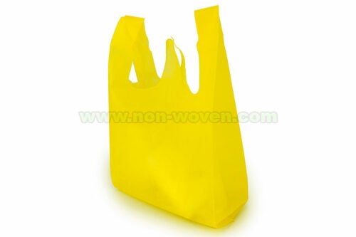 Non-woven-t-shirt-bag-10-golden-yellow-5
