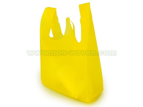 Non-woven-t-shirt-bag-10-golden-yellow-5