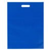 D Cut PP Spunbond Non woven Carry Bags Blue