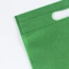 D Cut Non woven Carry Bags Green