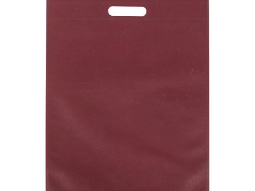 D Cut Non woven Carry Bags Coffee