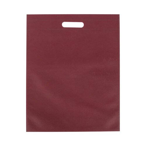 D Cut Non woven Carry Bags Coffee