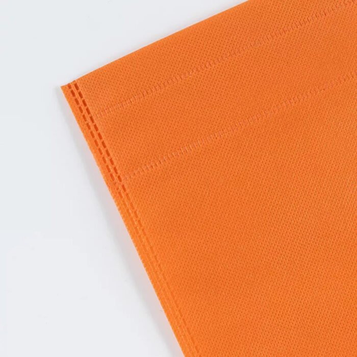 D Cut Non woven Carry Bags Orange - Image 3