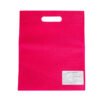 D Cut Spunbond Non woven Carry Bags Plum