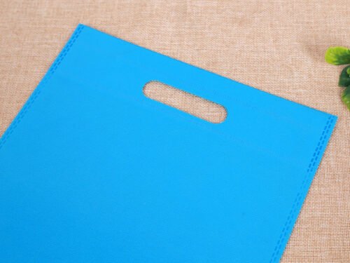 D-Cut Nonwoven Carry Bags Sky Blue