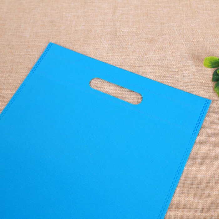 D-Cut Nonwoven Carry Bags Sky Blue
