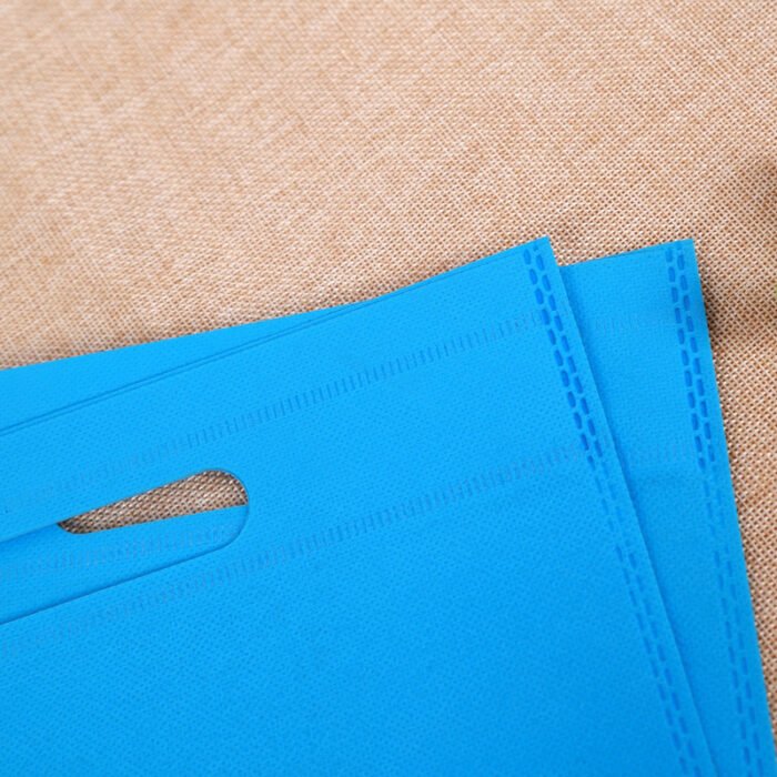 D-Cut Nonwoven Carry Bags Sky Blue - Image 4