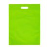 D Cut Non woven Carry Bags Apple Green
