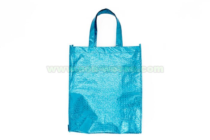 Laminated Non woven Bag Blue - Image 7