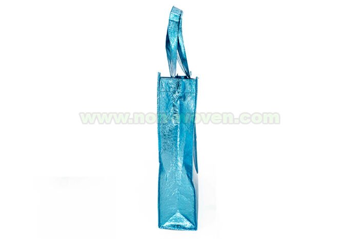 Laminated Non woven Bag Blue - Image 2