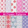 Flower Patterns Flower Nonwoven Printed Fabric