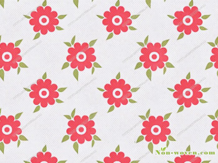 Flower Nonwoven Printed Fabric - Image 2