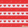 Heart Pattern Printed Non woven Fabric