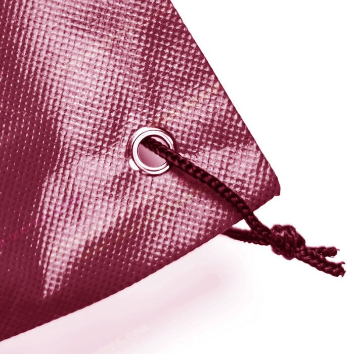 PP Spunbond Nonwoven Drawsting Bag Burgundy - Image 6