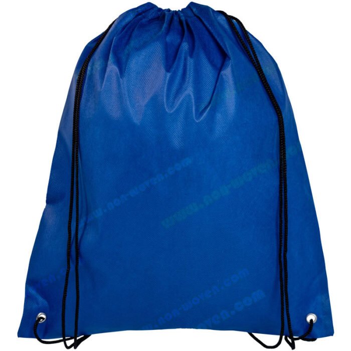 PP Spunbond Nonwoven Drawsting Bag Blue - Image 5