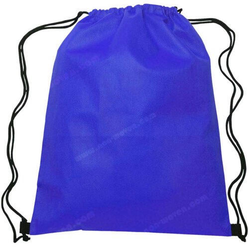 PP Spunbond Nonwoven Drawsting Bag Blue