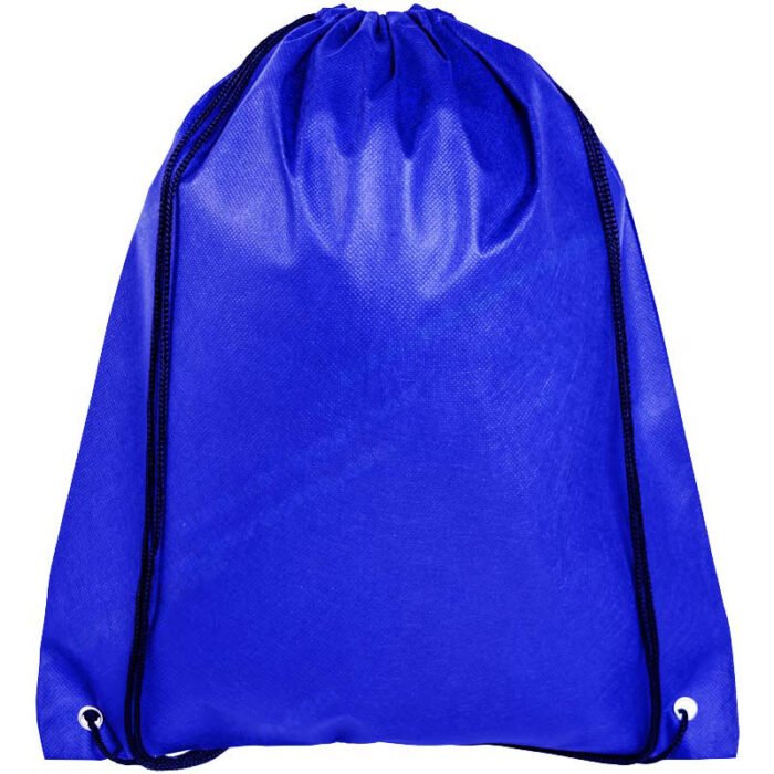PP Spunbond Nonwoven Drawsting Bag Blue - Image 2