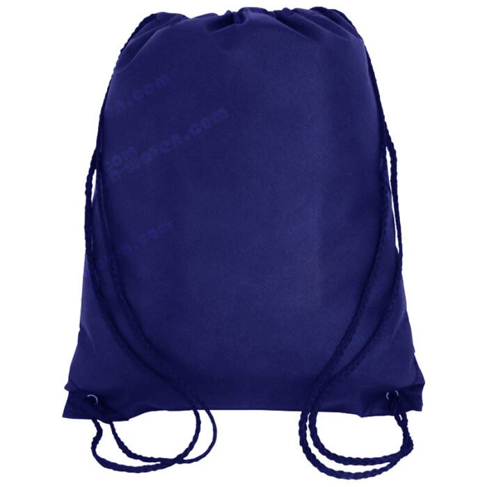 Nonwoven Drawsting Bag Dark Blue - Image 5