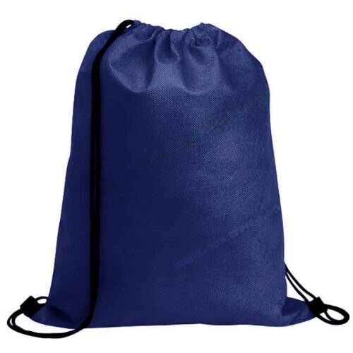 Nonwoven Drawsting Bag Dark Blue