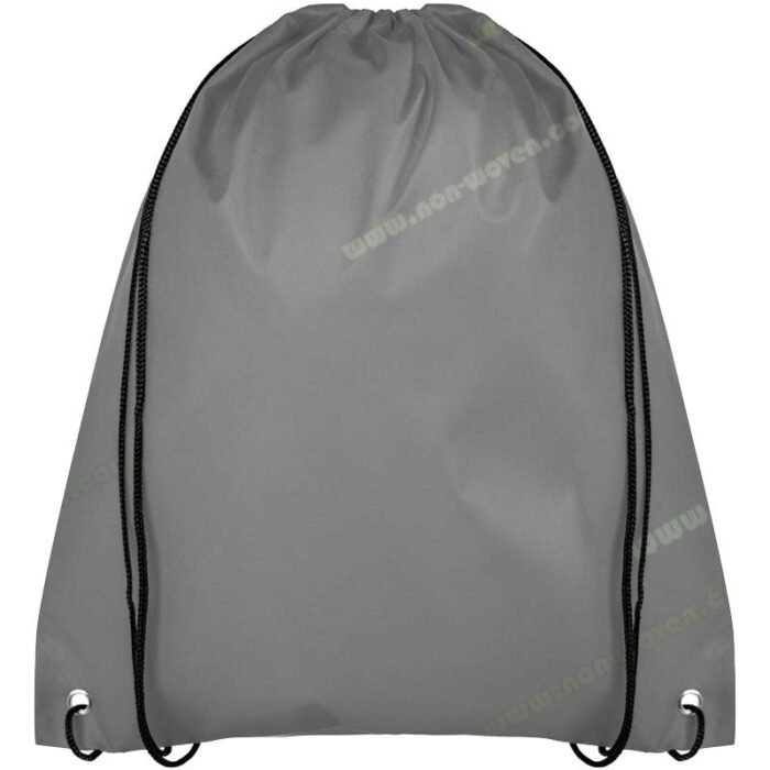 PP Spunbond Nonwoven Drawsting BackPack Grey - Image 2