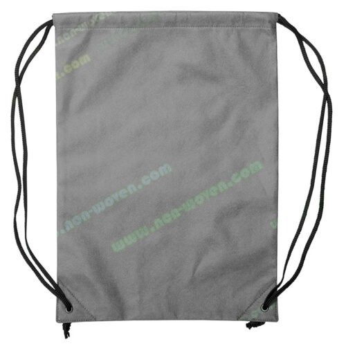 PP Spunbond Nonwoven Drawsting BackPack Grey