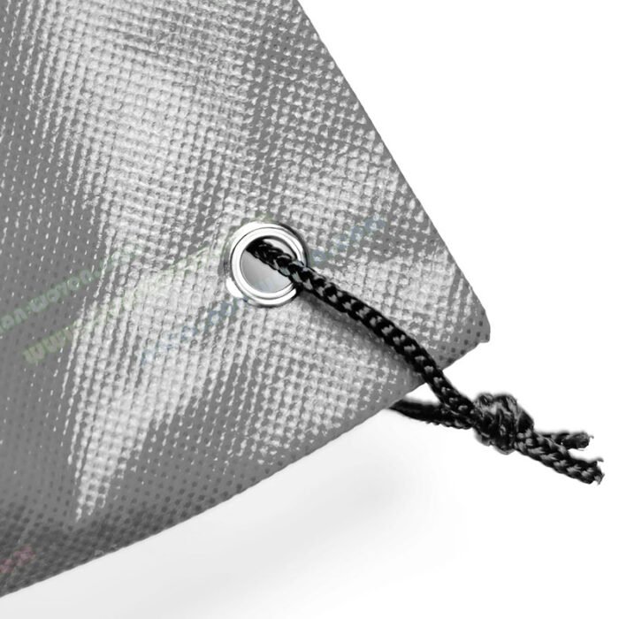 PP Spunbond Nonwoven Drawsting BackPack Grey - Image 6