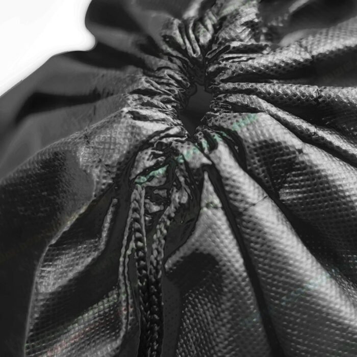 PP Spun-bond Non-woven Drawsting Bag Black - Image 6
