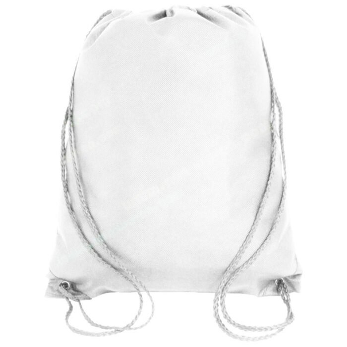 PP Spunbond Nonwoven Drawsting Bag White - Image 5
