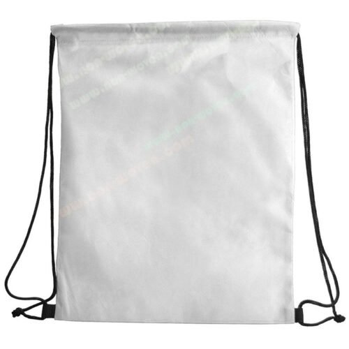 PP Spunbond Nonwoven Drawsting Bag White