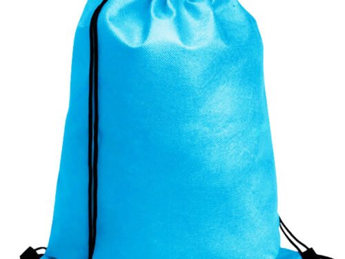 Non-woven Drawsting Bag Sky Blue