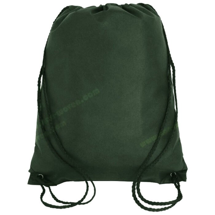 Nonwoven Drawsting Bag Army Green - Image 4