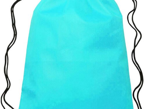 Nonwoven Drawsting Bag Light Blue