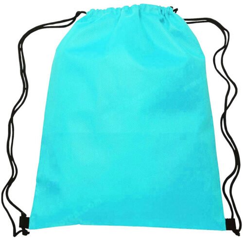 Nonwoven Drawsting Bag Light Blue