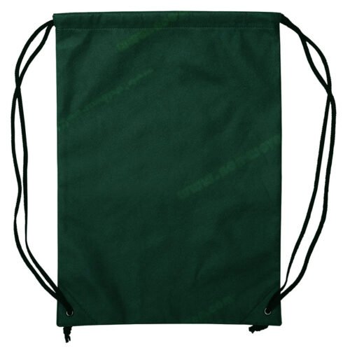PP Spunbond Non woven Drawsting Bag Dark Green